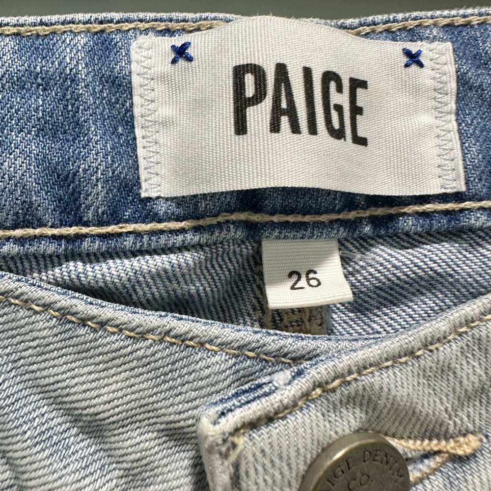 PAIGE Jimmy Jimmy Skinny Boyfriend Jeans - Size 26 - Picture 4 of 11